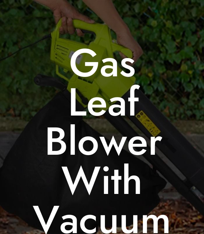 Gas Leaf Blower With Vacuum