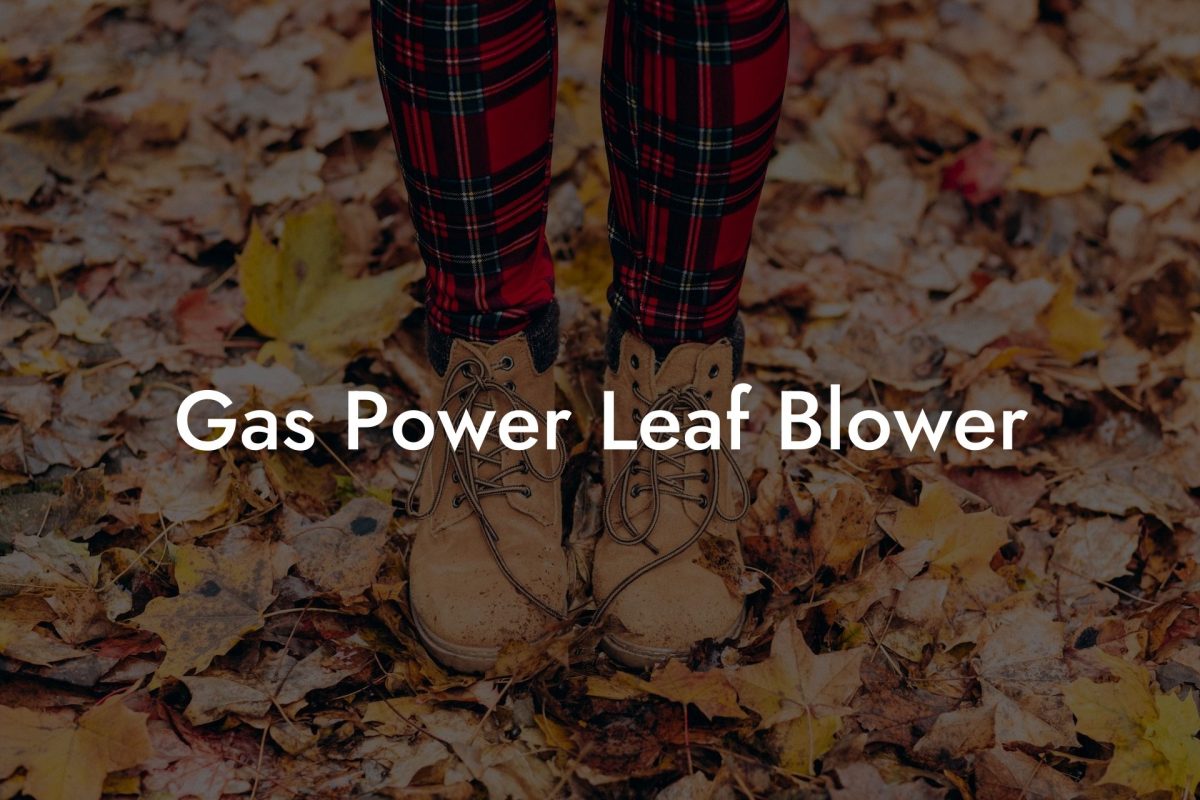 Gas Power Leaf Blower