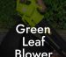 Green Leaf Blower