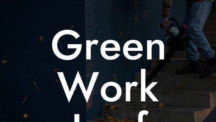 Green Work Leaf Blower