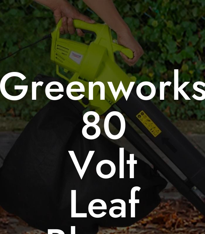 Greenworks 80 Volt Leaf Blower