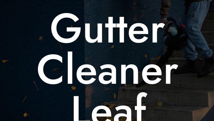 Gutter Cleaner Leaf Blower Attachment