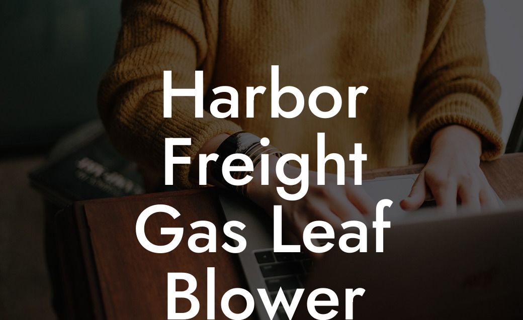 Harbor Freight Gas Leaf Blower