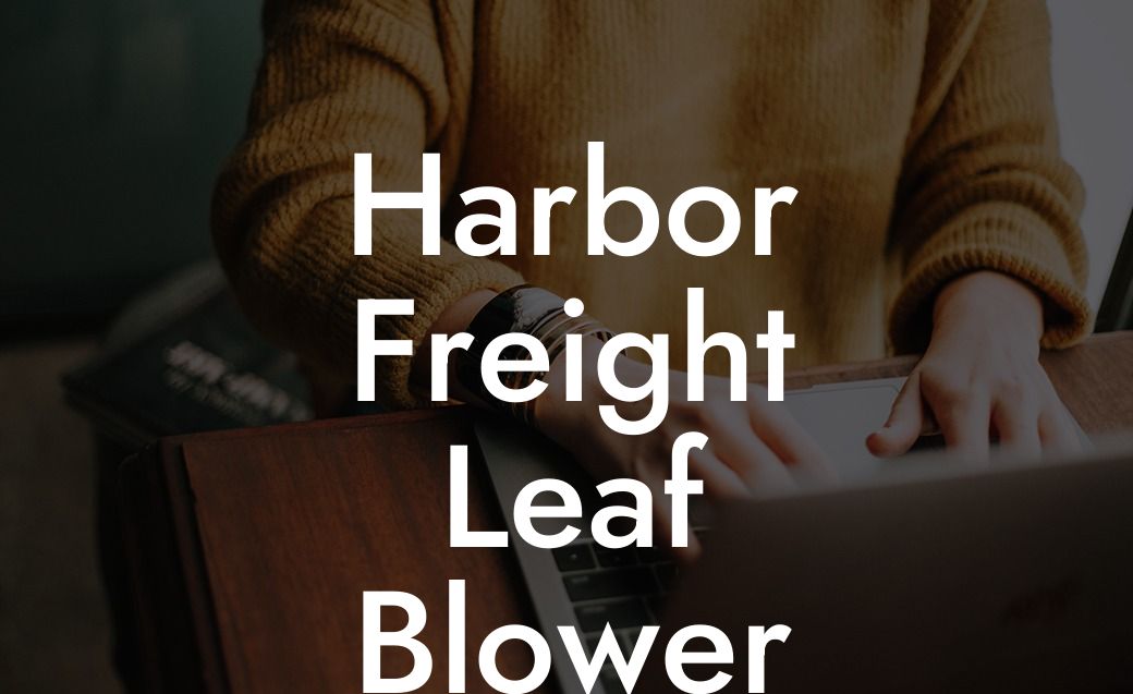 Harbor Freight Leaf Blower