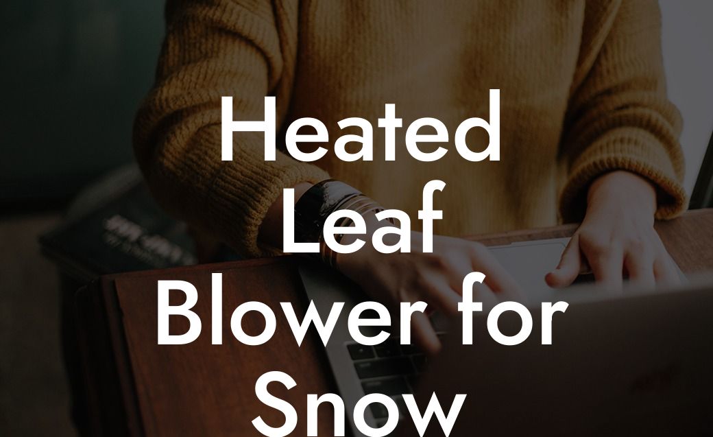 Heated Leaf Blower for Snow