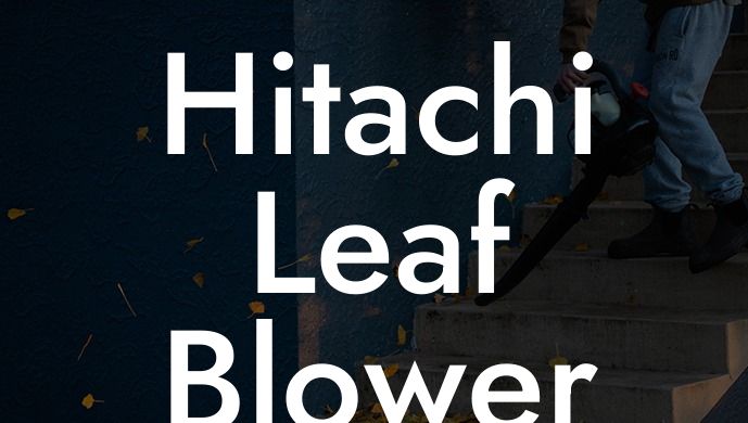 Hitachi Leaf Blower Won't Start