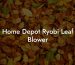 Home Depot Ryobi Leaf Blower