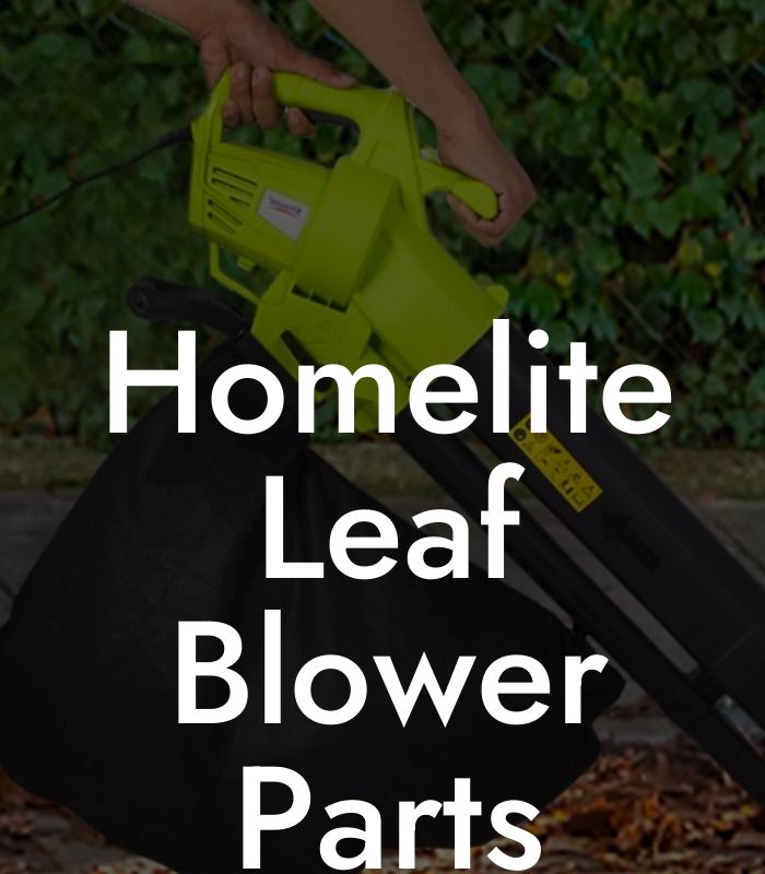 Homelite Leaf Blower Parts