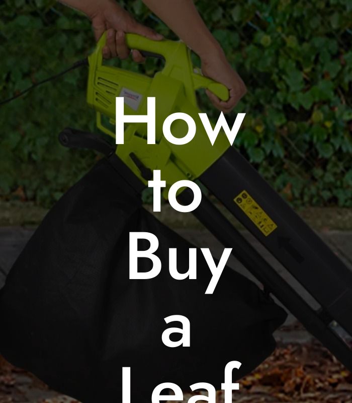 How to Buy a Leaf Blower