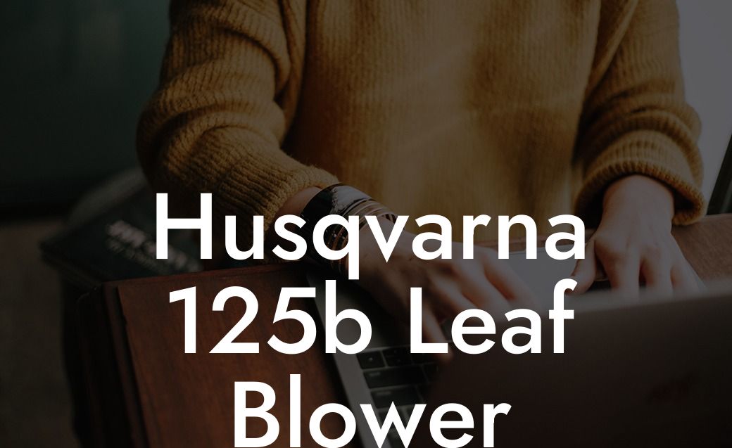 Husqvarna 125b Leaf Blower