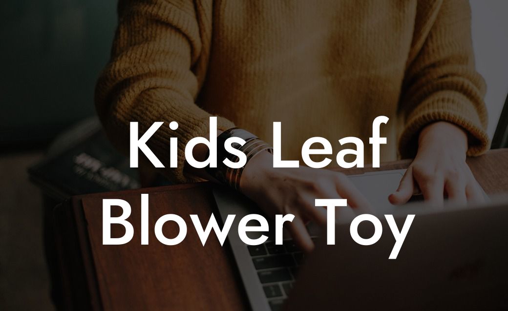 Kids Leaf Blower Toy