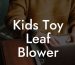 Kids Toy Leaf Blower