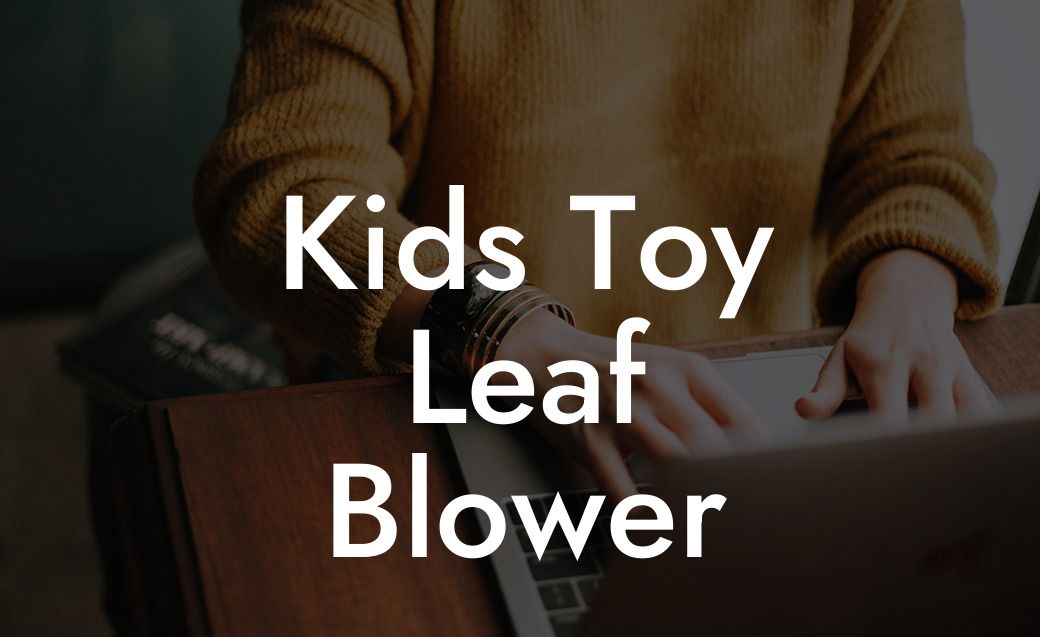 Kids Toy Leaf Blower