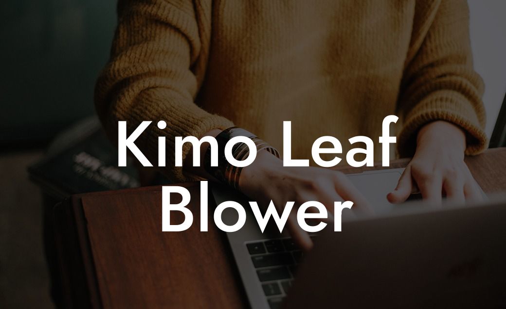 Kimo Leaf Blower