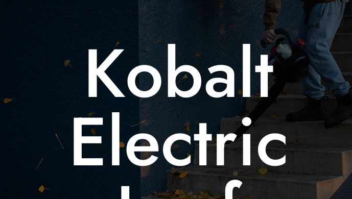 Kobalt Electric Leaf Blower