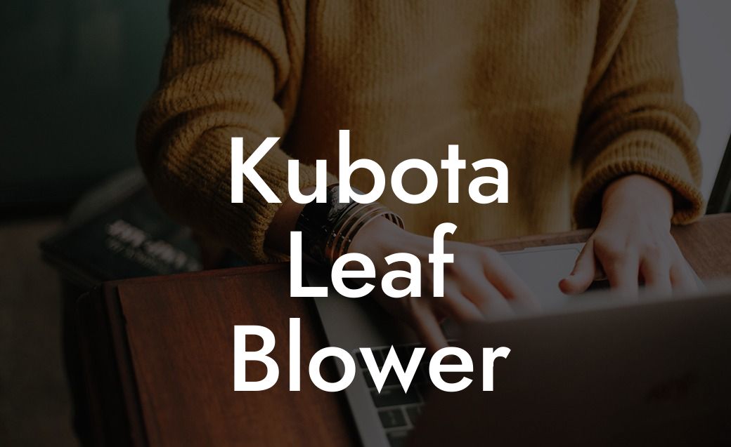 Kubota Leaf Blower