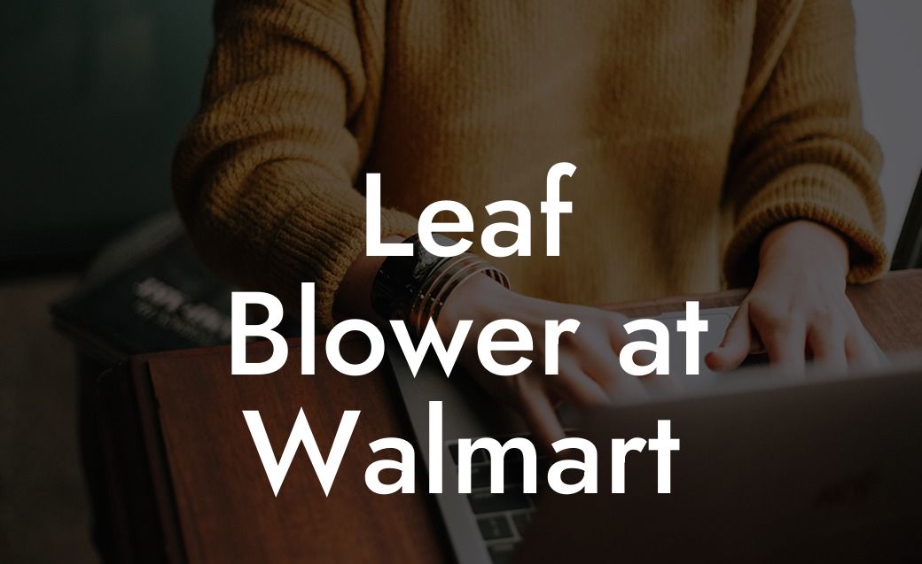 Leaf Blower at Walmart