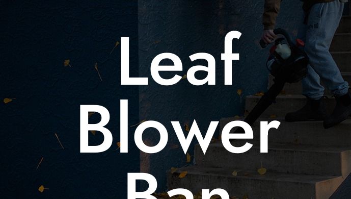 Leaf Blower Ban