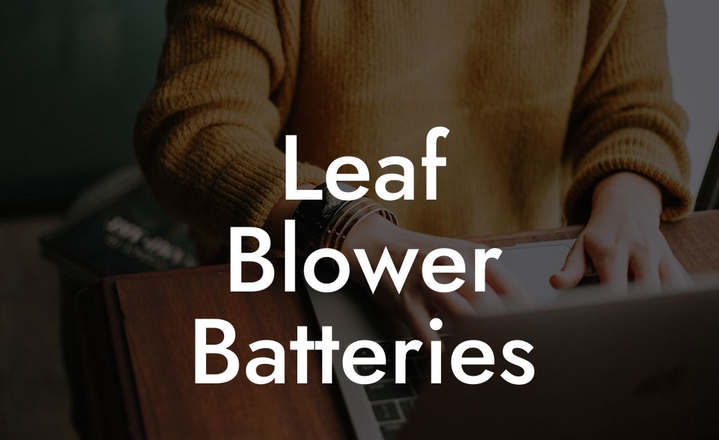 Leaf Blower Batteries