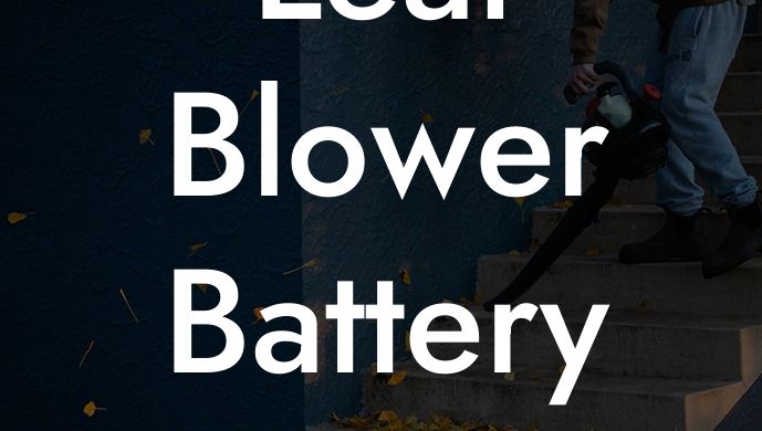 Leaf Blower Battery and Charger