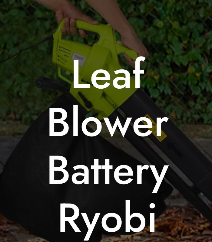 Leaf Blower Battery Ryobi