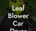 Leaf Blower Car Dryer