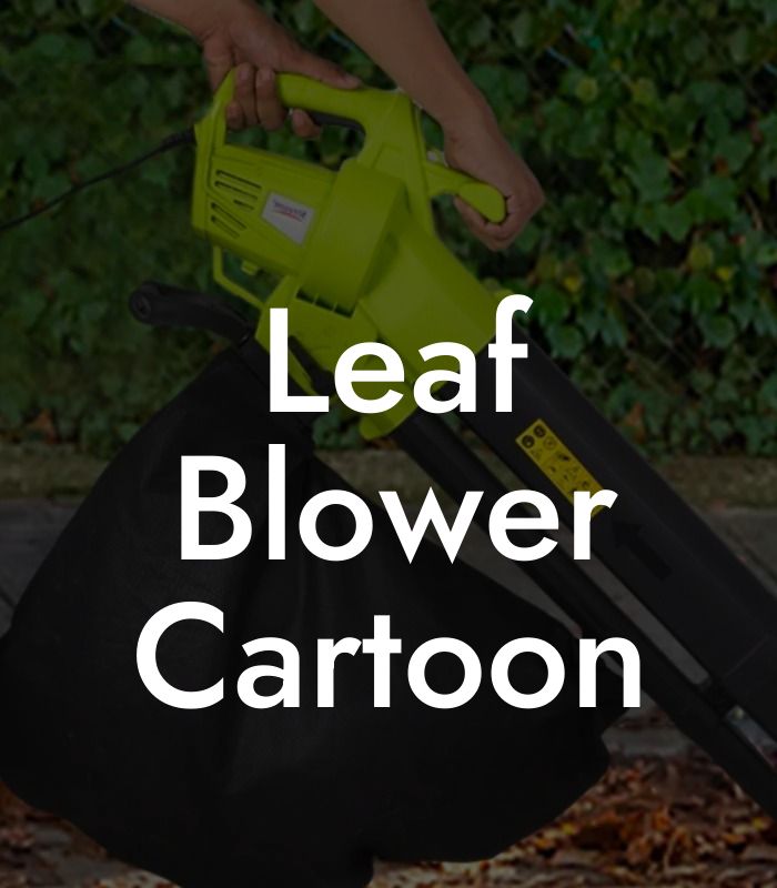 Leaf Blower Cartoon