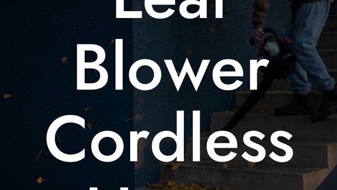 Leaf Blower Cordless Home Depot