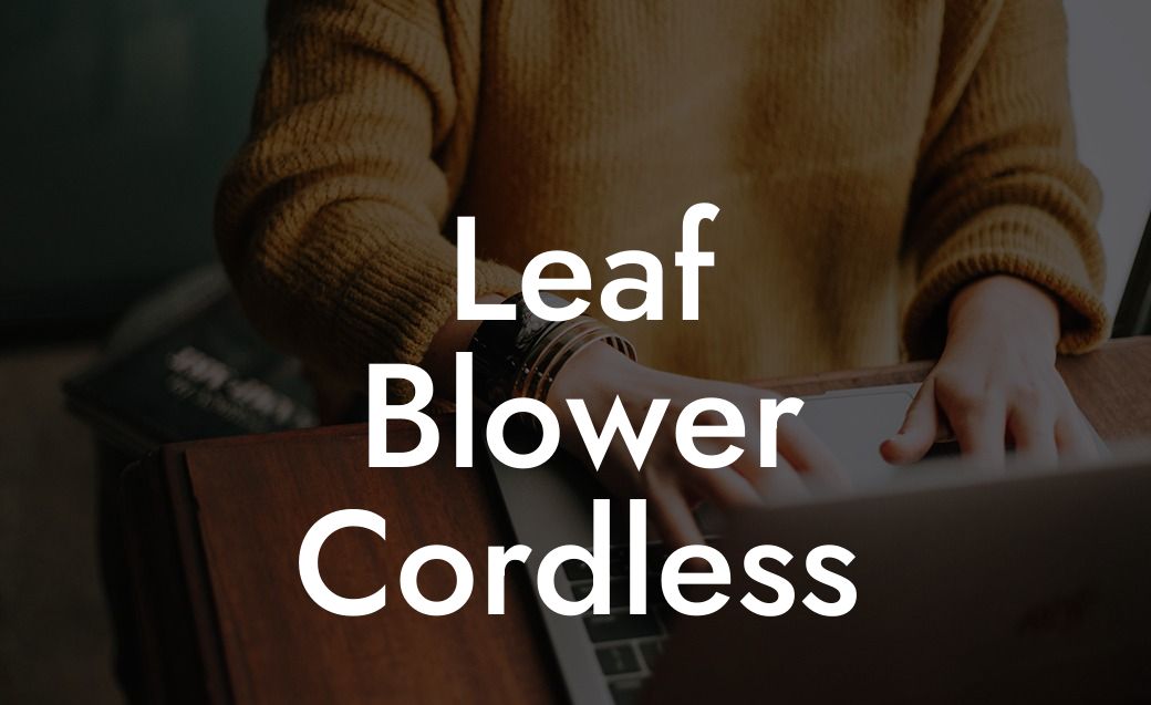 Leaf Blower Cordless