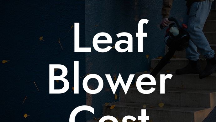 Leaf Blower Cost