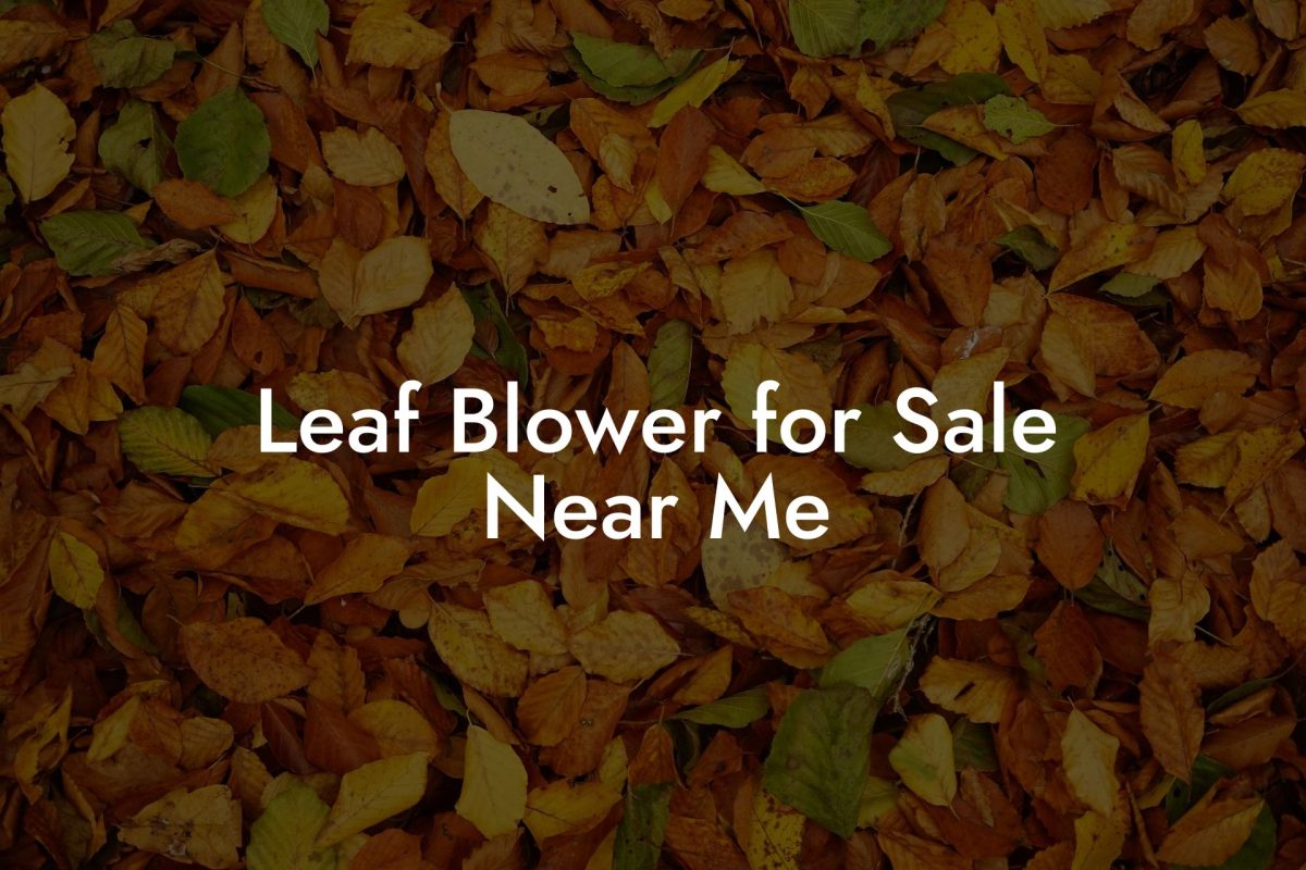 Leaf Blower for Sale Near Me