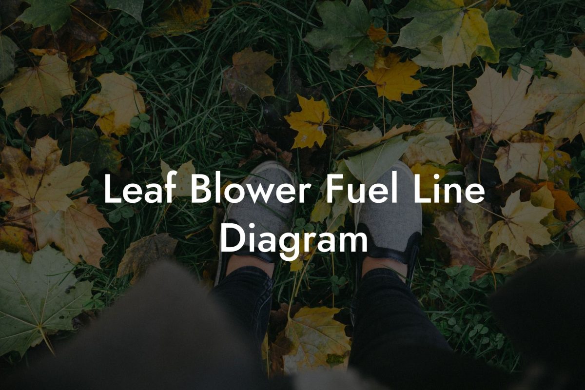 Leaf Blower Fuel Line Diagram