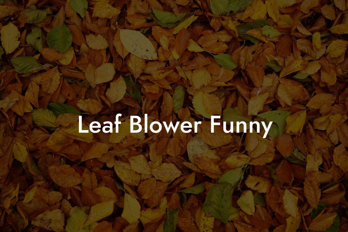 Leaf Blower Funny