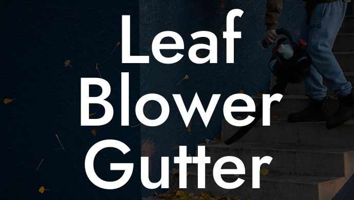 Leaf Blower Gutter Extension