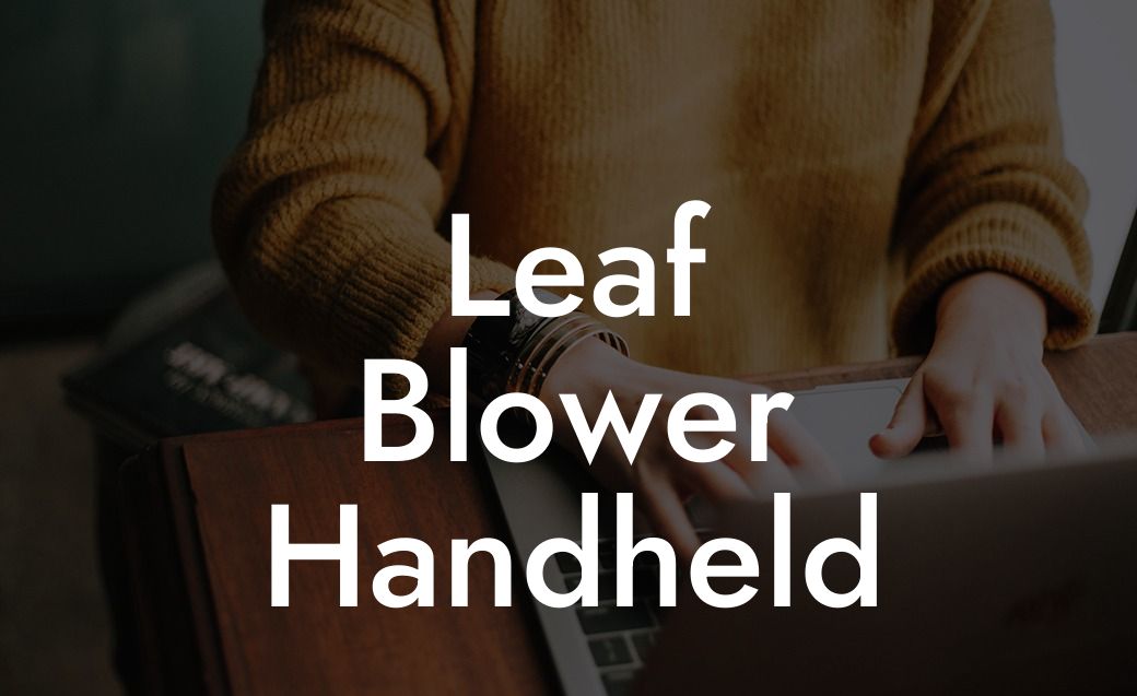 Leaf Blower Handheld