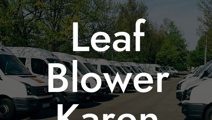 Leaf Blower Karen