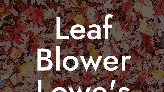 Leaf Blower Lowe's