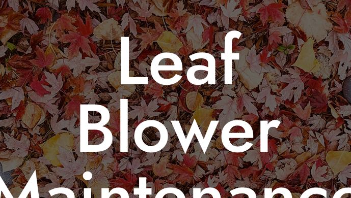 Leaf Blower Maintenance