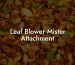 Leaf Blower Mister Attachment