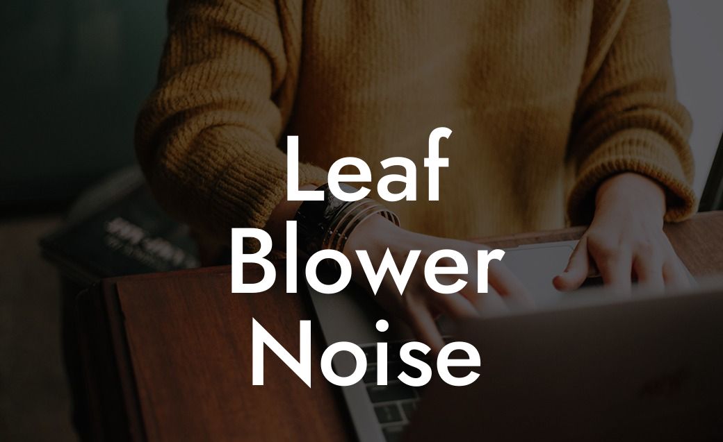 Leaf Blower Noise