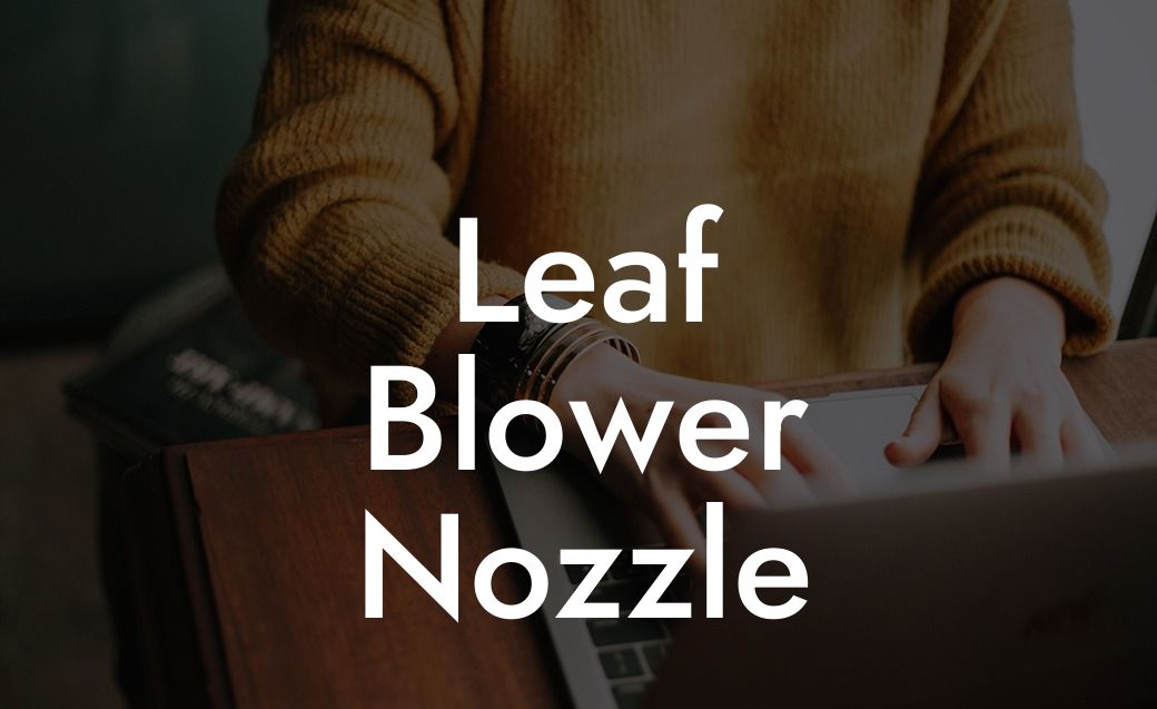 Leaf Blower Nozzle