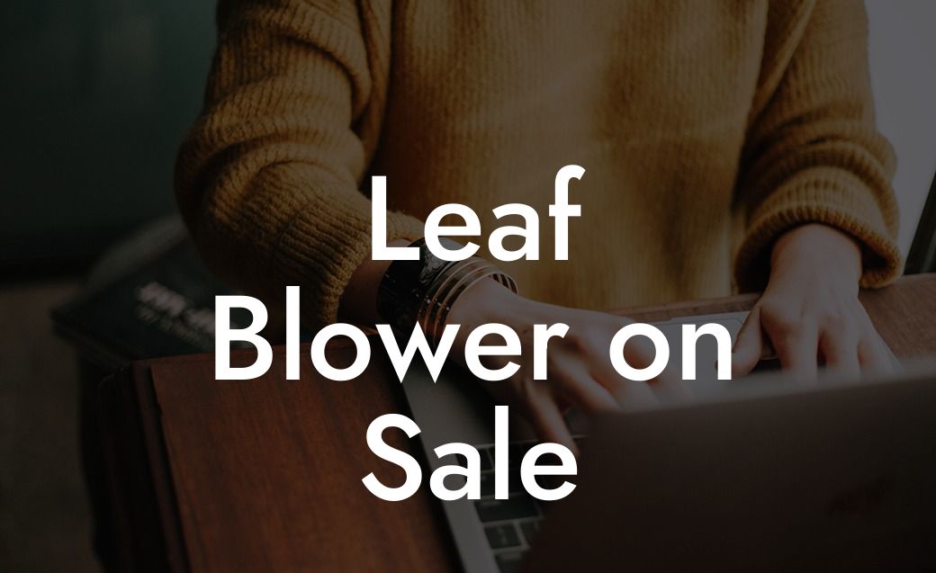 Leaf Blower on Sale