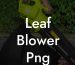 Leaf Blower Png