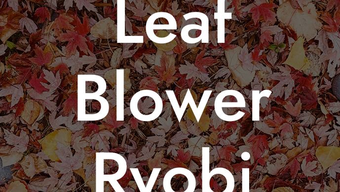 Leaf Blower Ryobi 18v