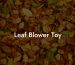 Leaf Blower Toy