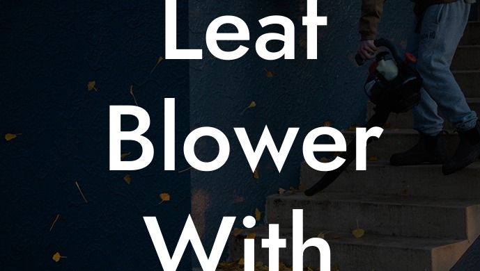 Leaf Blower With Bag