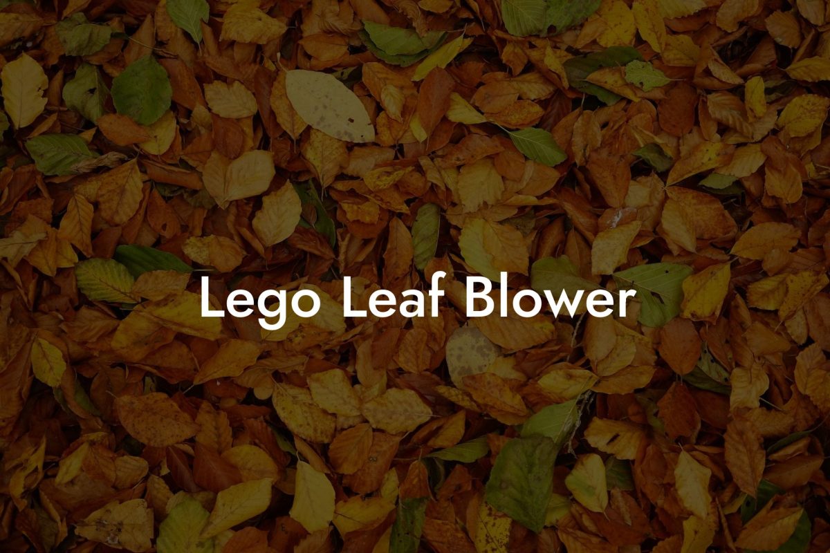 Lego Leaf Blower