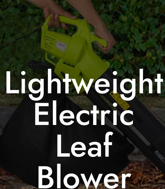 Lightweight Electric Leaf Blower