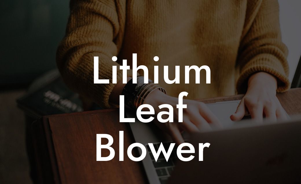 Lithium Leaf Blower