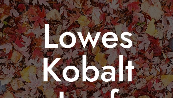 Lowes Kobalt Leaf Blower